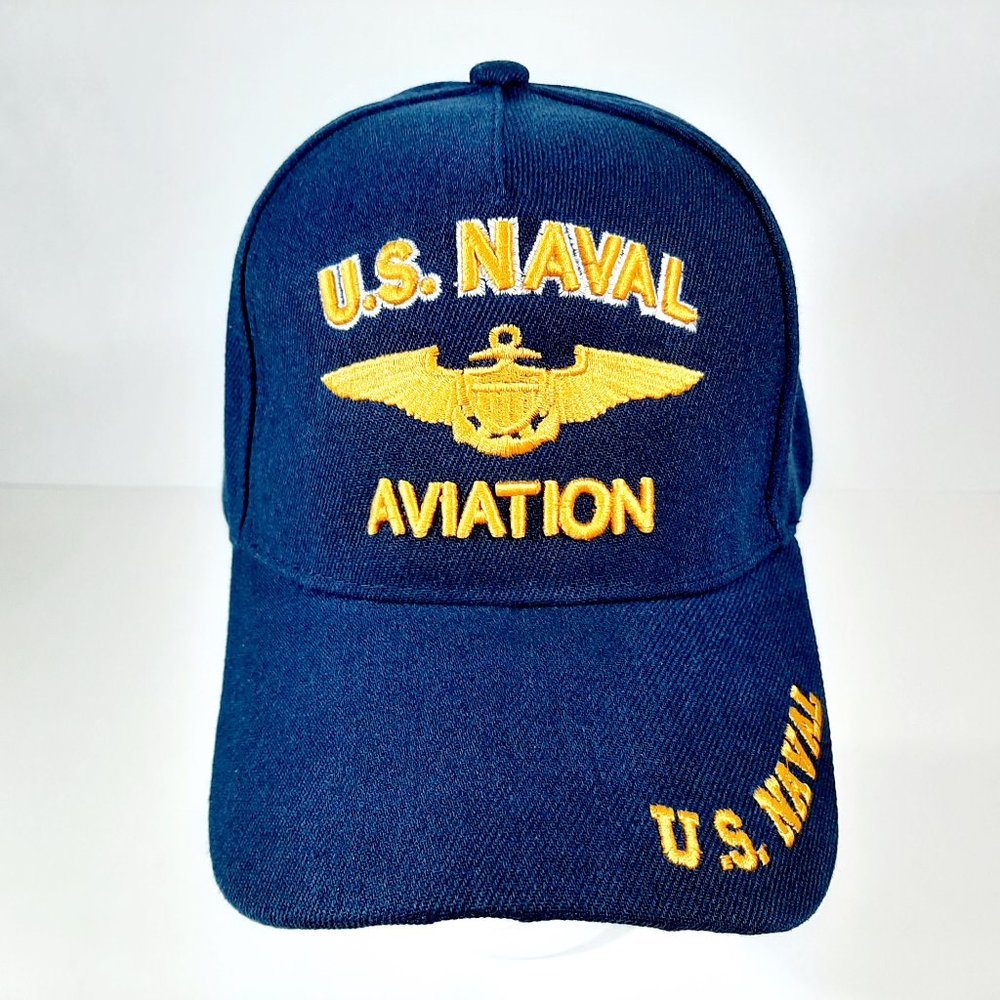U.S. Naval Aviation Mens Baseball Cap Hat Navy Blu